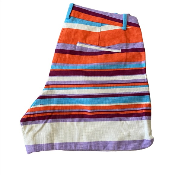 NWT J.Crew | Colorful Stripe Shorts | Size 4 - Picture 2 of 3